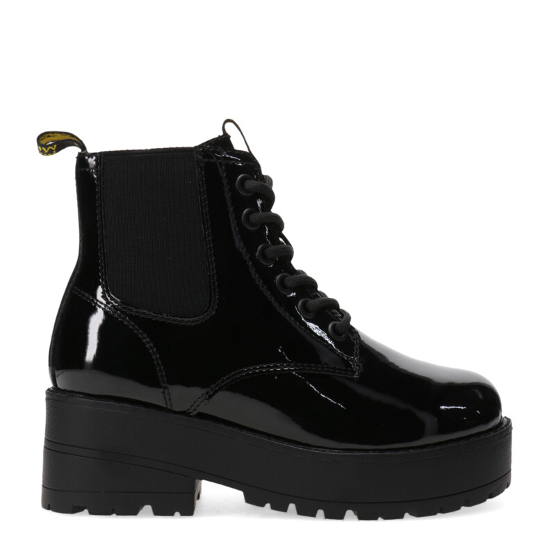 Bota de Niña Mini Miss Carol Myrdal Gris - Negro