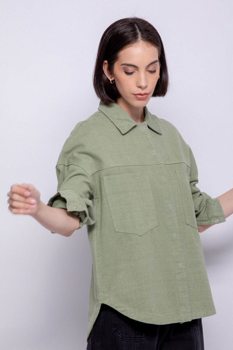 SOBRECAMISA CONTI Verde Militar