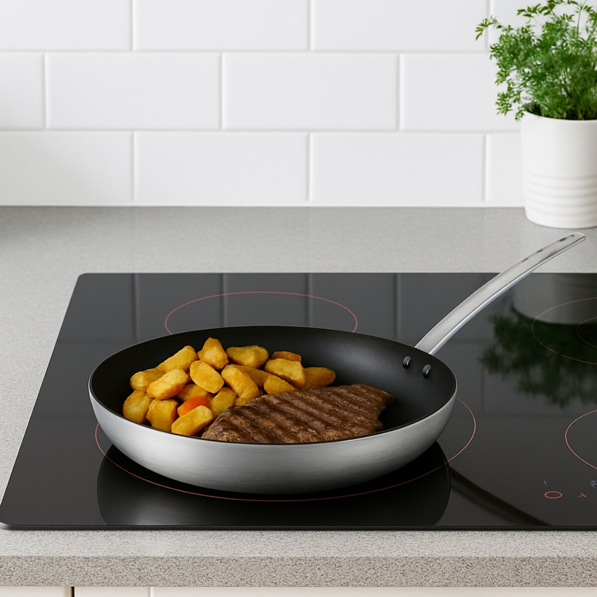 Sarten Antiadherente 32 cm Aluminio Ozti 