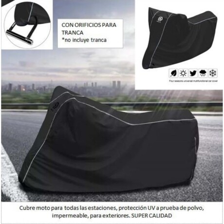 Cubre Moto Lona Impermeable Calidad Talle M Unica
