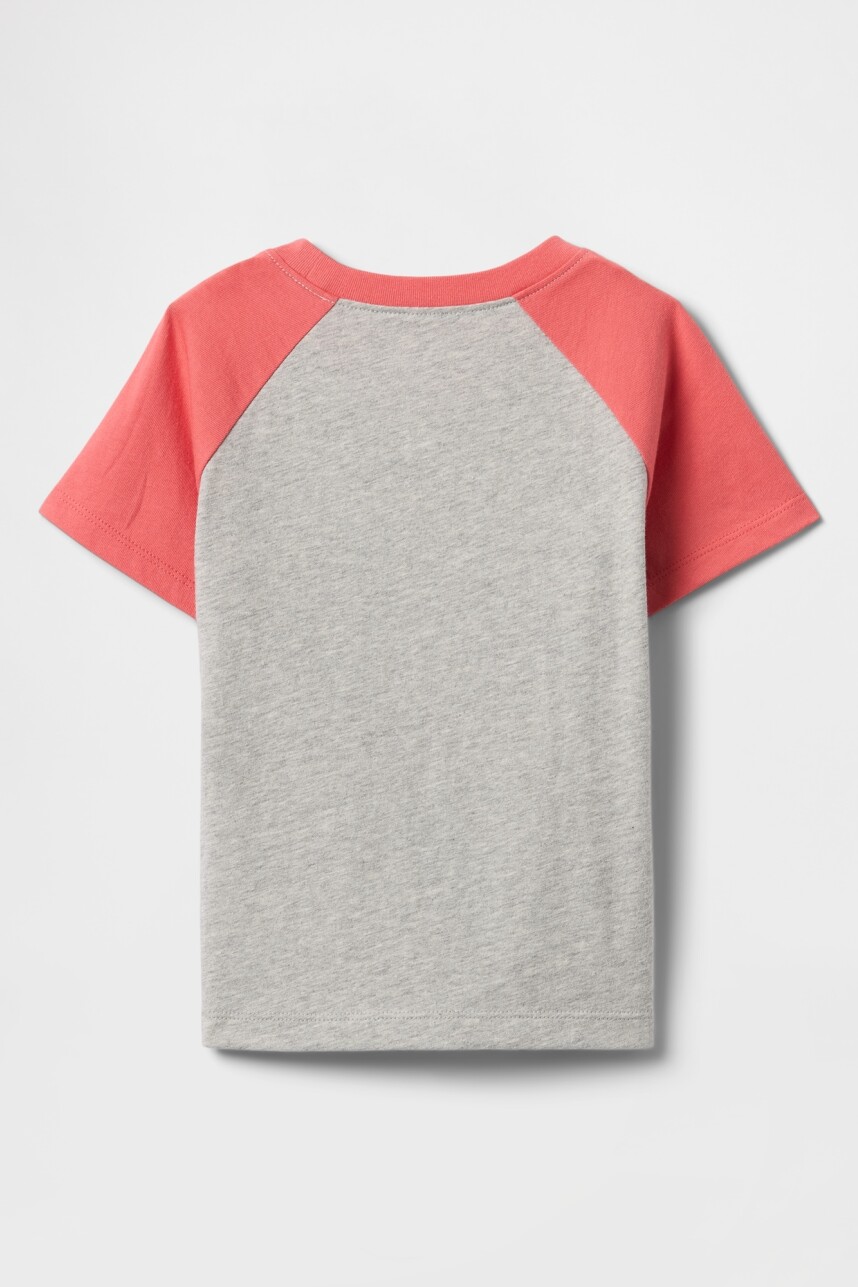 Remera Logo Gap Toddler Niño Light Heather Grey B08