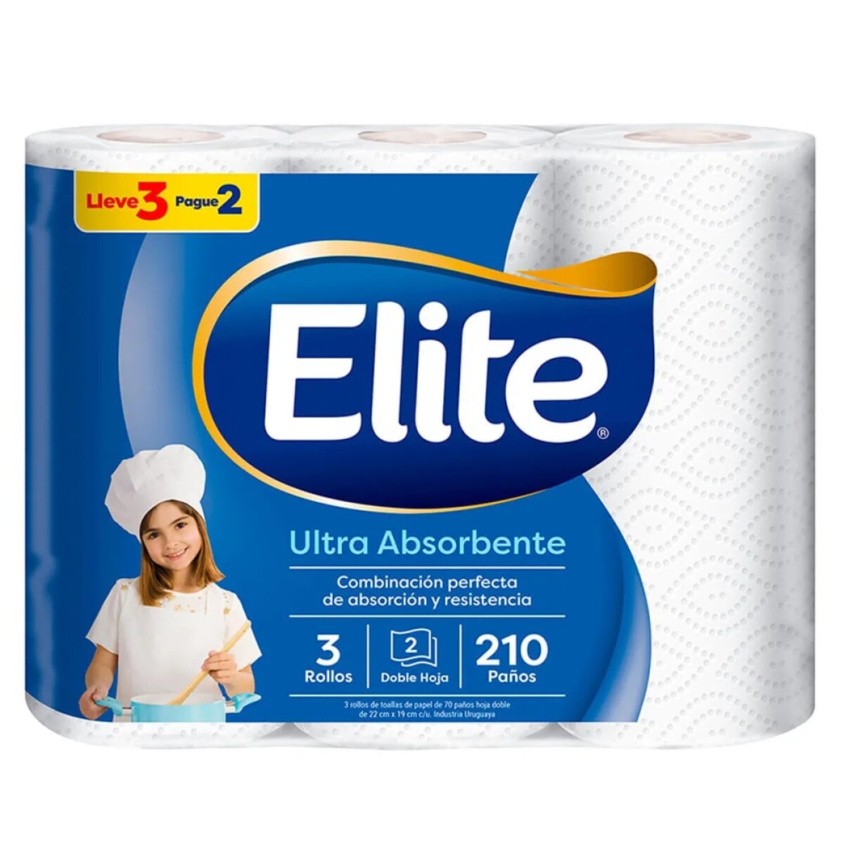 TOALLAS DE COCINA ELITE 3X2 