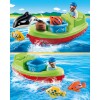 Set pescador Playmobil Juguete 1.2.3 con bote para niños de 18 a 36 meses Set pescador Playmobil Juguete 1.2.3 con bote para niños de 18 a 36 meses