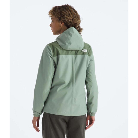Campera Impermeable Antora mujer Slate Moss/bark Mist