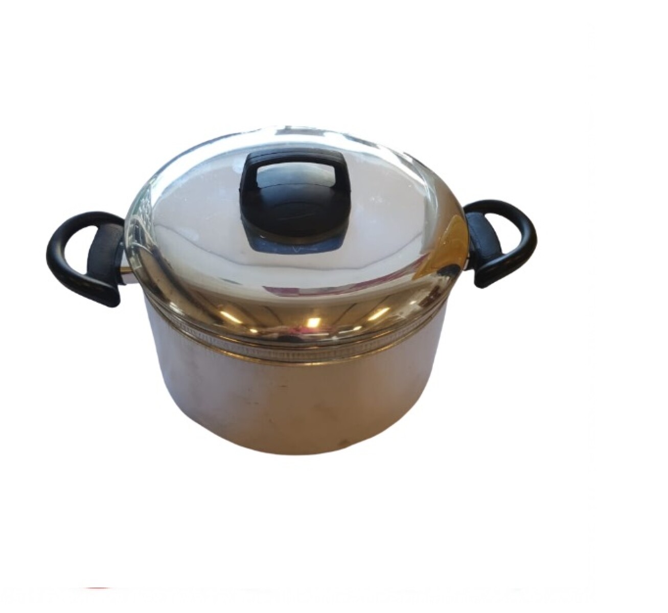 Olla con colador para cocinar 