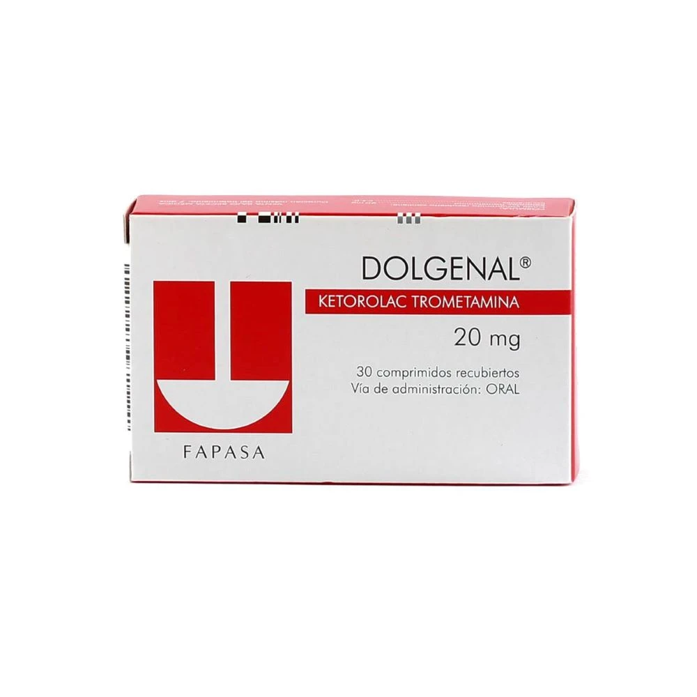 DOLGENAL 20 MG. CJ X 30 COMPRIMIDOS