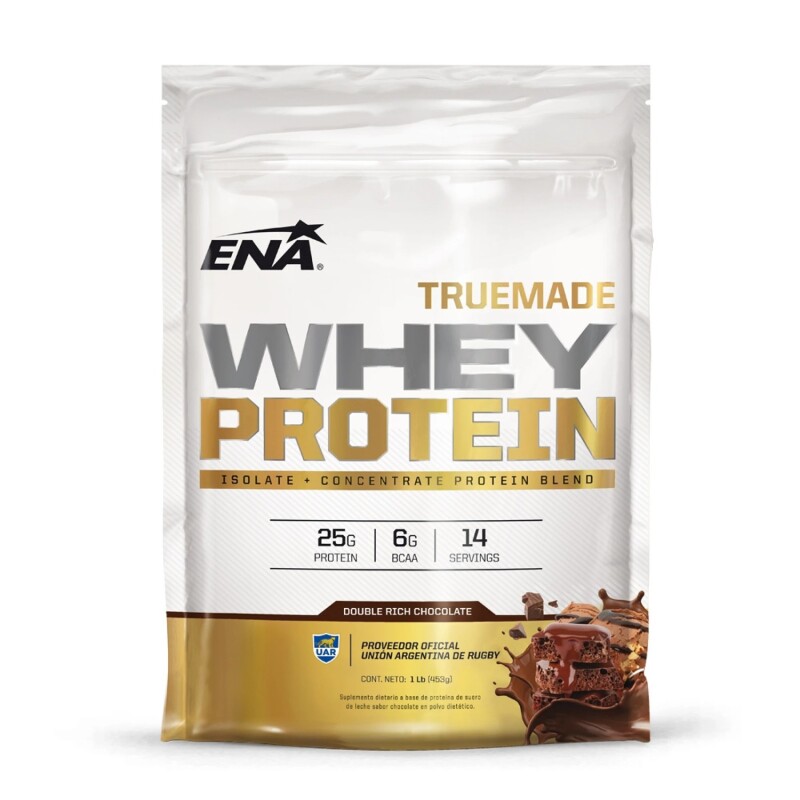 Proteína ENA Whey True Made Chocolate 1 lb (453 g) ENA WHEY TRUE MADE CHOCOLATE 1LB