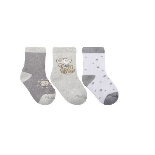 Set medias Kikka boo x3 TW Gris Set medias Kikka boo x3 TW Gris