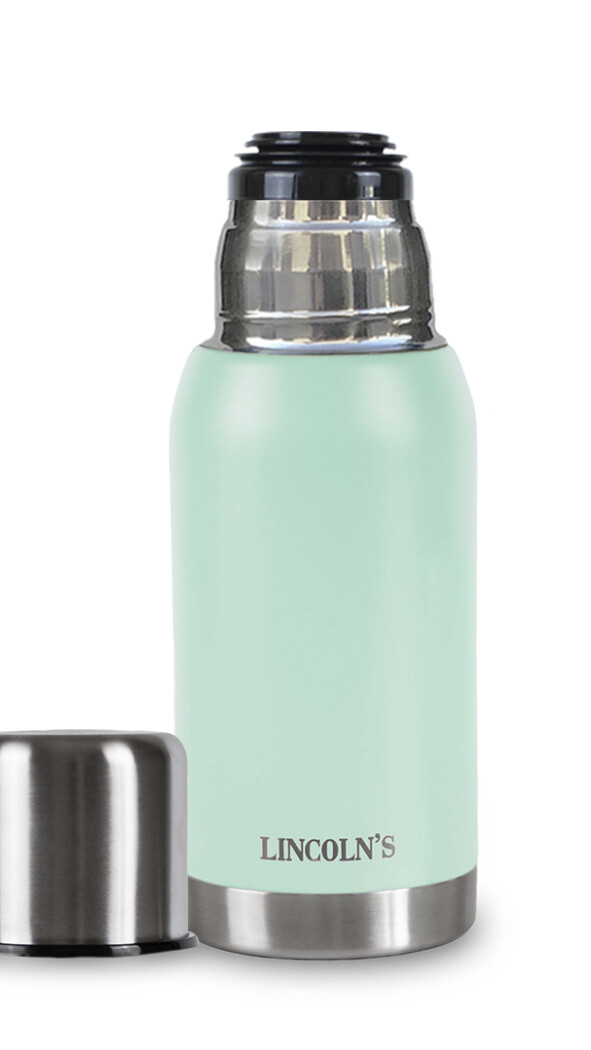 TERMO 750 ml CERBERUS VERDE PASTEL_