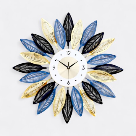 Reloj De Pared Flechas Negras Y Doradas Reloj De Pared Flechas Negras Y Doradas