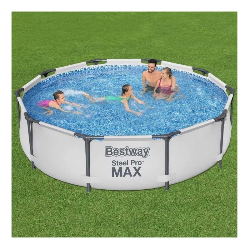 Piscina estructural Bestway Steel Pro Max 56408 x 305 m de ancho x 305 cm de diámetro Piscina Estructural Bestway Steel Pro Max 56408 X 305 M De Ancho X 305 Cm De Diámetro