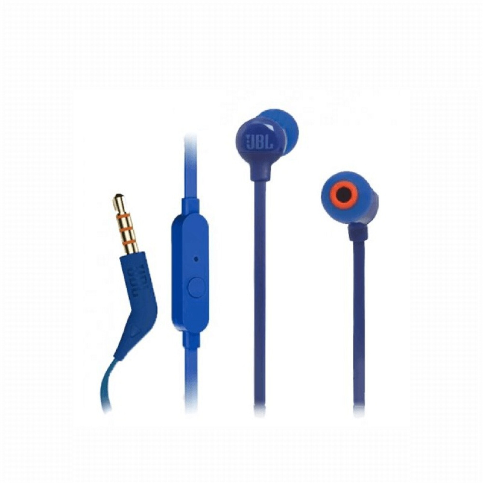 Auriculares JBL TUNE 110 Azul con micrófono — ZonaTecno