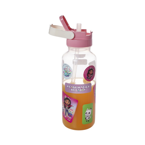 Botella Plática Fun La Casa de Gabby 600 ml con Adhesivos U