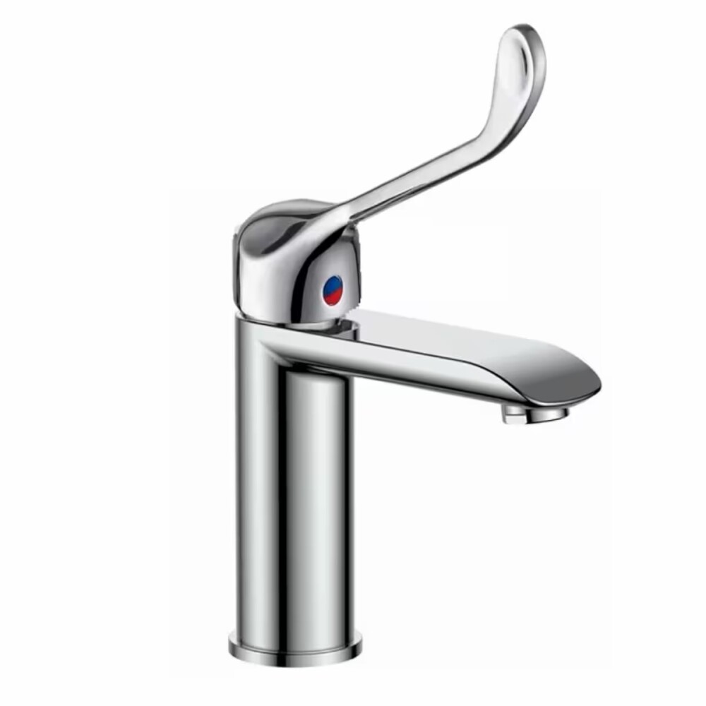 Grifería de lavatorio Monocomando de mesada accesible Alassio cromo Grifería De Lavatorio Monocomando De Mesada Accesible Alassio Cromo
