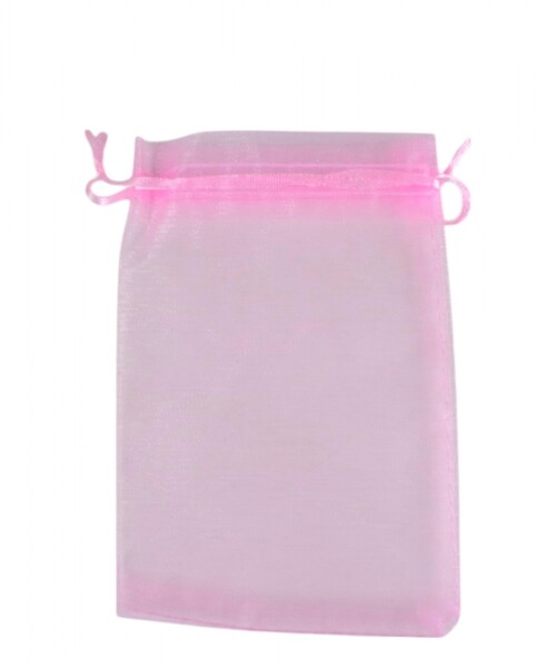 Bolsa organza 12x17 cm. ROSADO