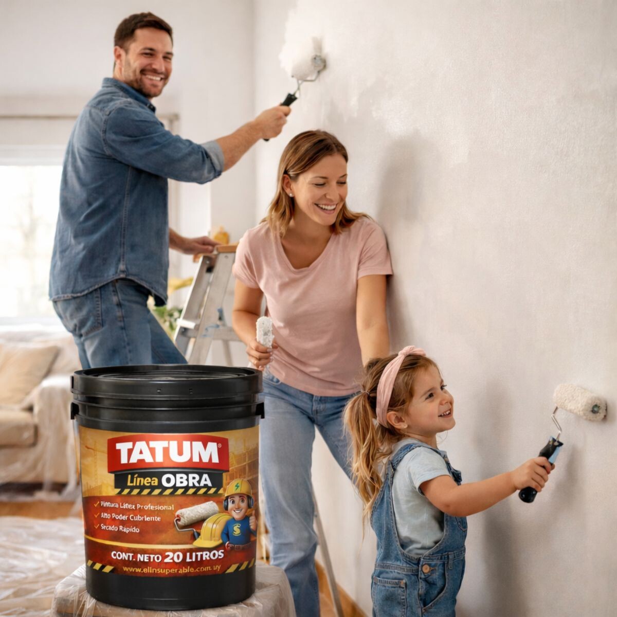 PINTURA LINEA OBRA TATUM 20 LITROS Pintura Linea Obra Tatum 20 Litros