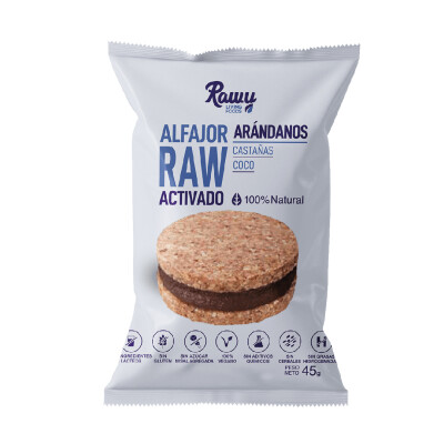 Alfajor Raw De Arandanos Rawy 45g Alfajor Rawy Arandanos