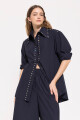 CAMISA BIANCA Azul Marino