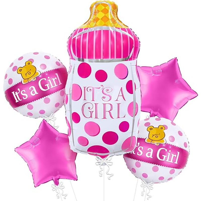 Set de Globo Baby Shower 5pcs Rosado