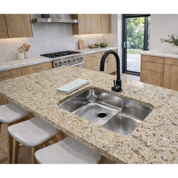 MESADA GRANITO 1.22 X 0.55 MT DERECHA E IZQUIERDA - AMARILLO ORNAMENTAL MESADA GRANITO 1.22 X 0.55 MT DERECHA E IZQUIERDA - AMARILLO ORNAMENTAL