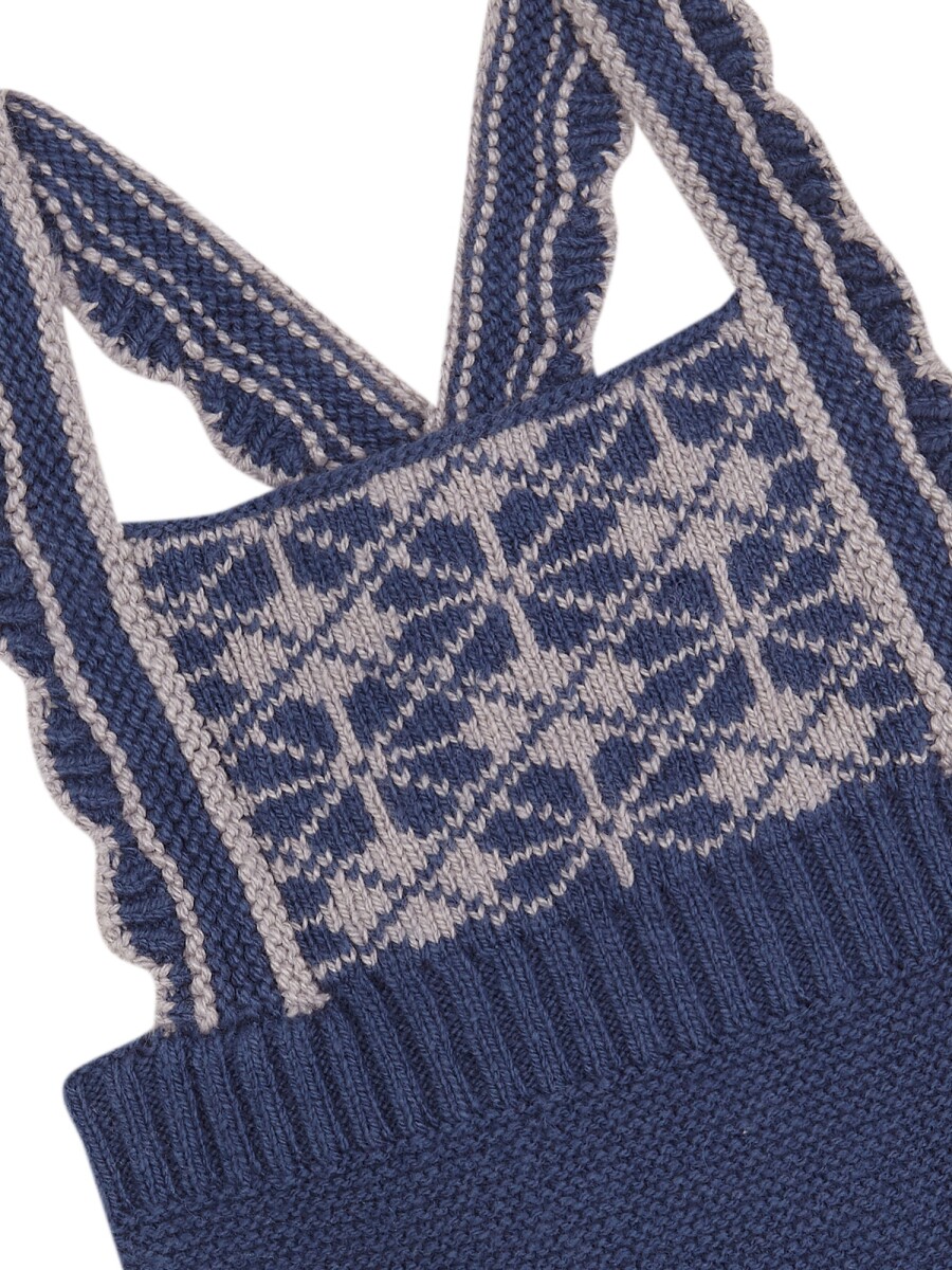 Polaina De Punto Bobo Gris Medio