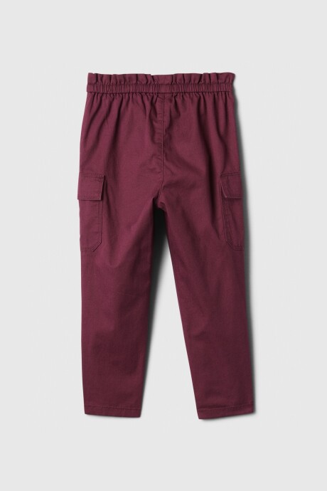 Pantalón Cargo Toddler Niña Plum Pudding