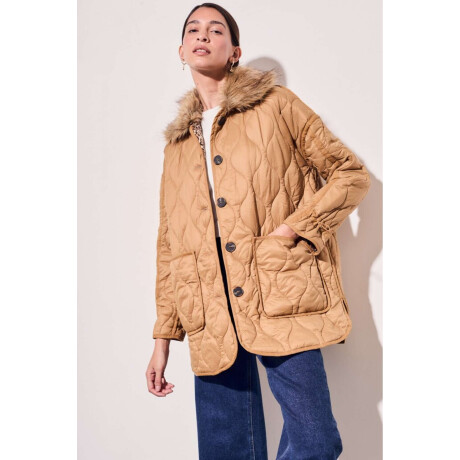 Campera Capitoneada Camel