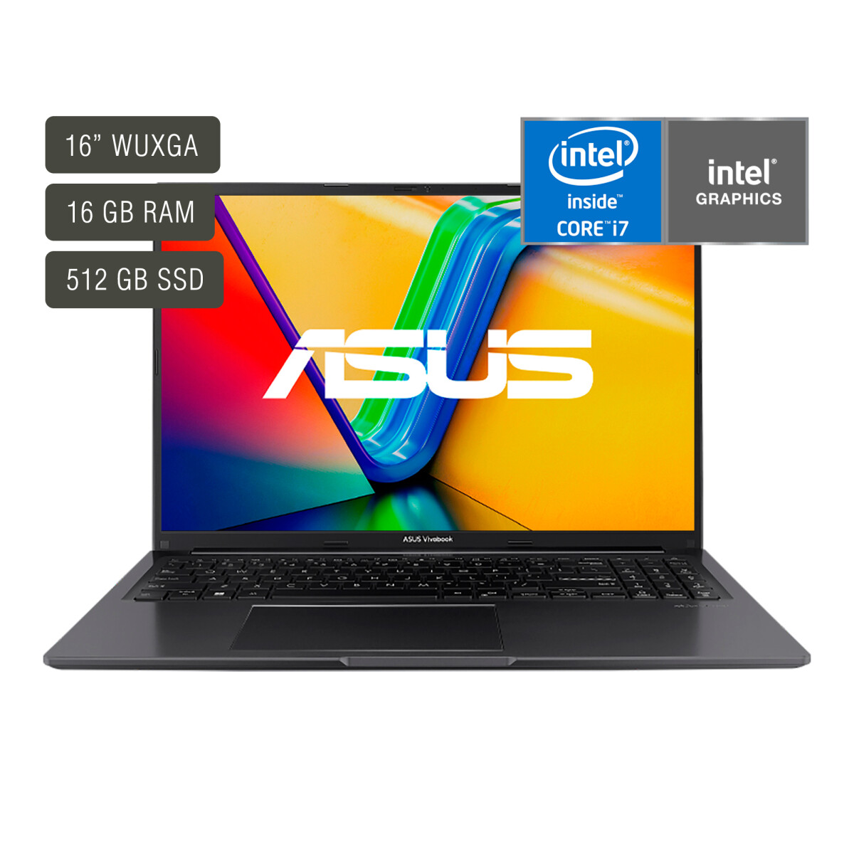 Notebook Asus Vivobook 16'' Core I7 16gb 512gb 