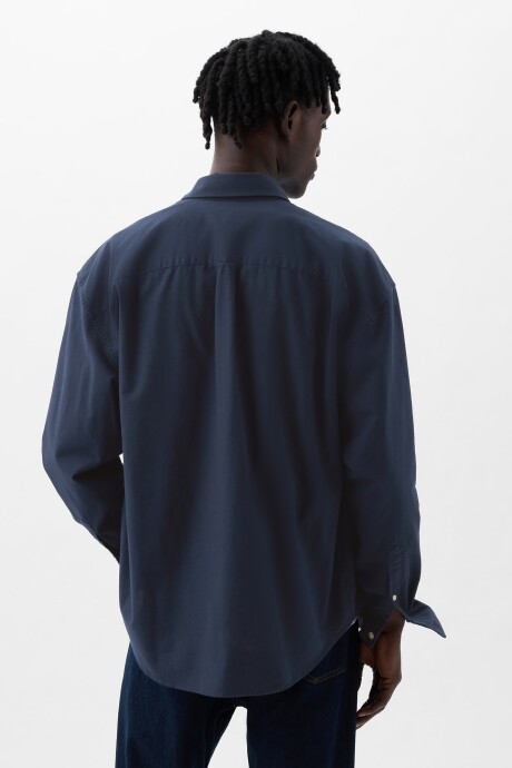 Camisa Oxford Big Shirt Hombre Tapestry Navy