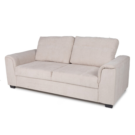 Sofá Aston (Outlet) - Tela Microfibra - 3 cuerpos Berlin 02 (Beige)