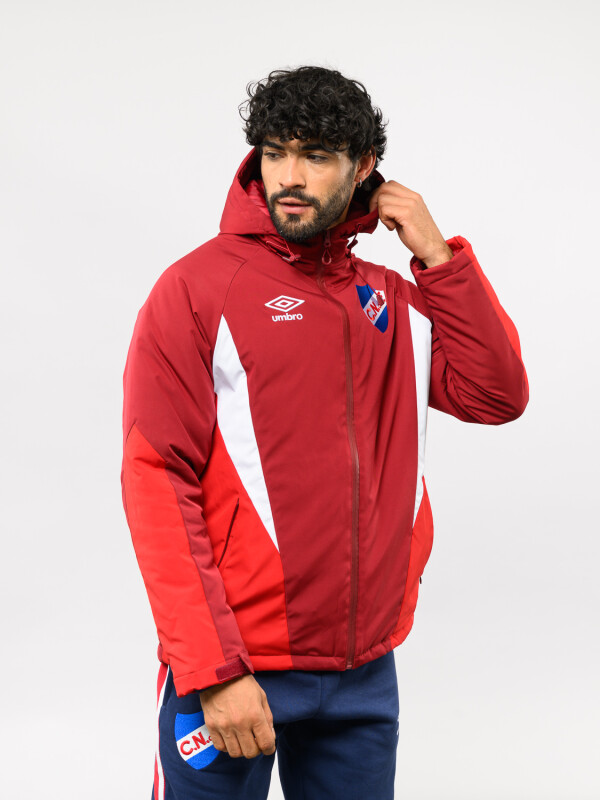 Campera Zone Nacional Hombre Beige, ordeaux