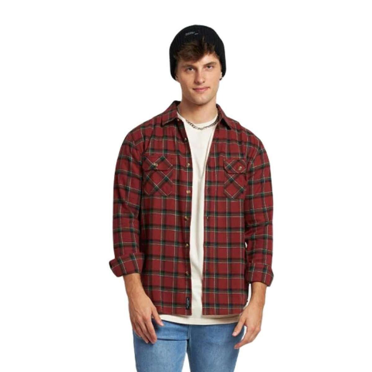 Camisa ML Rusty Argan - Rojo 