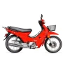Moto Baccio Cub Px110 Rueda Rayos Rojo