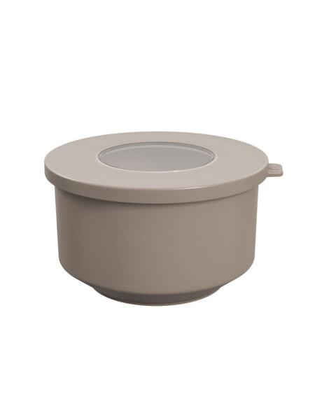 RECIPIENTE C/TAPA PLASTICO HOOP 1L WARM GRAY RECIPIENTE C/TAPA PLASTICO HOOP 1L WARM GRAY