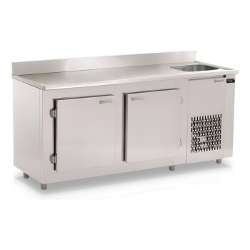 Bajomostrador Refrigerado 1,91 m con Pileta | Gelopar GBFE-190CD Bajomostrador Refrigerado 1,91 m con Pileta | Gelopar GBFE-190CD