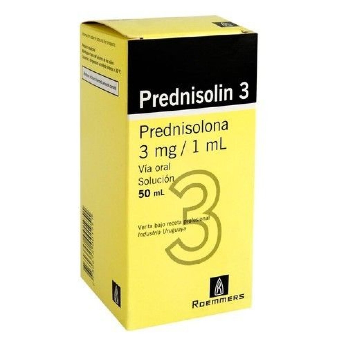 Prednisolin Solución 3 Mg 50 Ml 