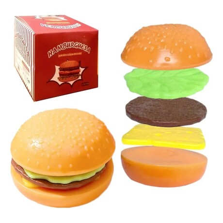Juguete Squishy Hamburguesa Pequeña para Niños 001