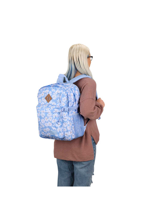Mochila Portalaptop Main Campus Punk Pansies Blue