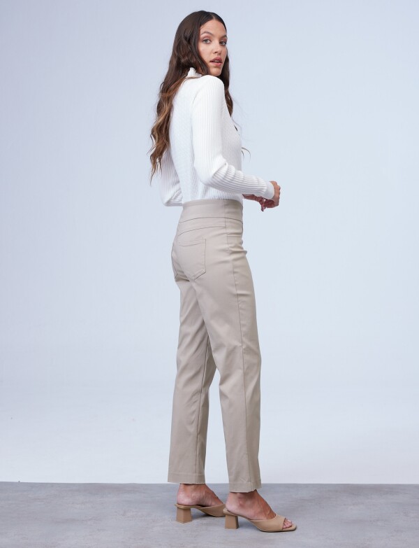 Pantalon Pull On BEIGE