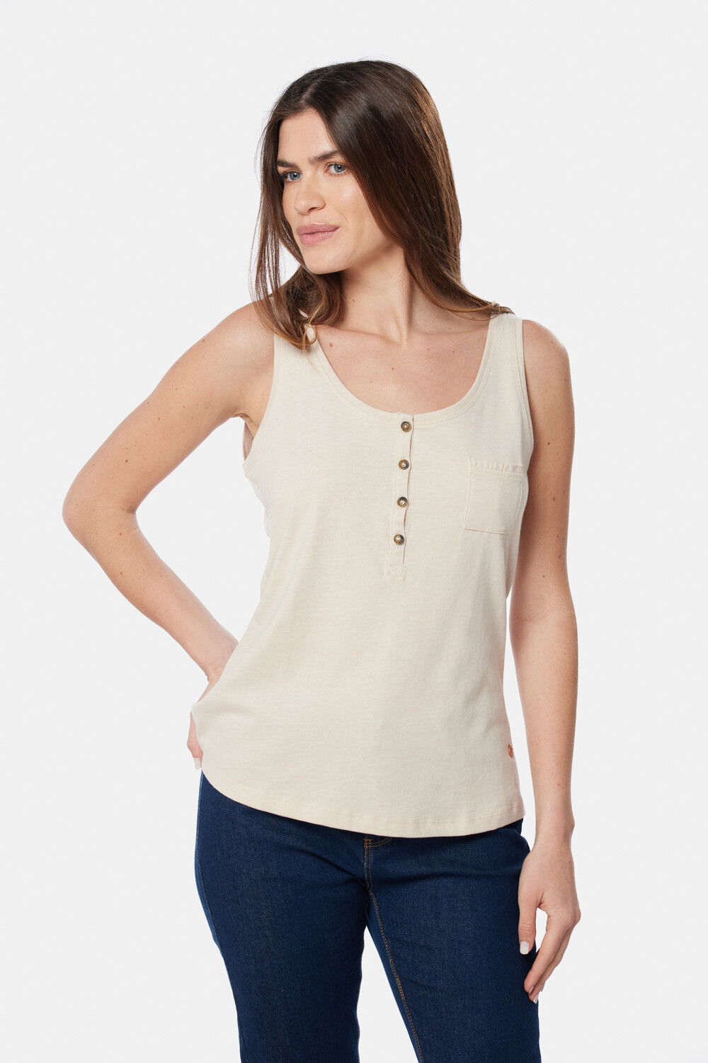 MUSCULOSA LISA Beige