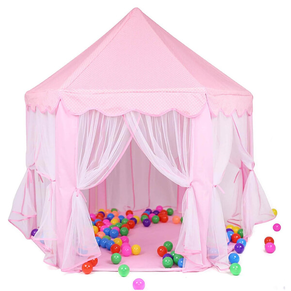 Carpa Infantil IMBACK IBK-CAR001 | Castillo Princesa con Cortinas, 135x130 cm, Plegable y Resistente Rosa Carpa Infantil IMBACK IBK-CAR001 | Castillo Princesa con Cortinas, 135x130 cm, Plegable y Resistente Rosa
