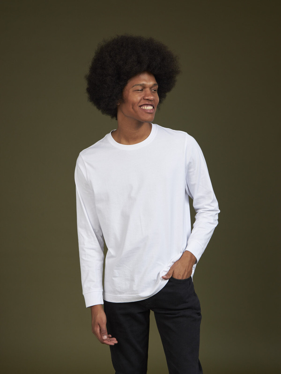 T-SHIRT TOPACIO L/S - BLANCO 