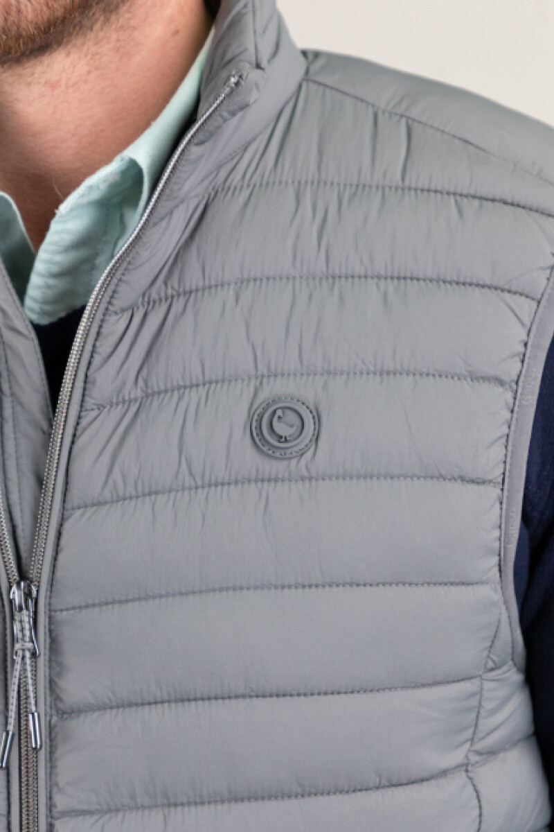 Chaleco Acolchado Gris