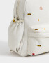 Mochilas y Carteras Infantiles Mochila Infantil Bordada - Blanco