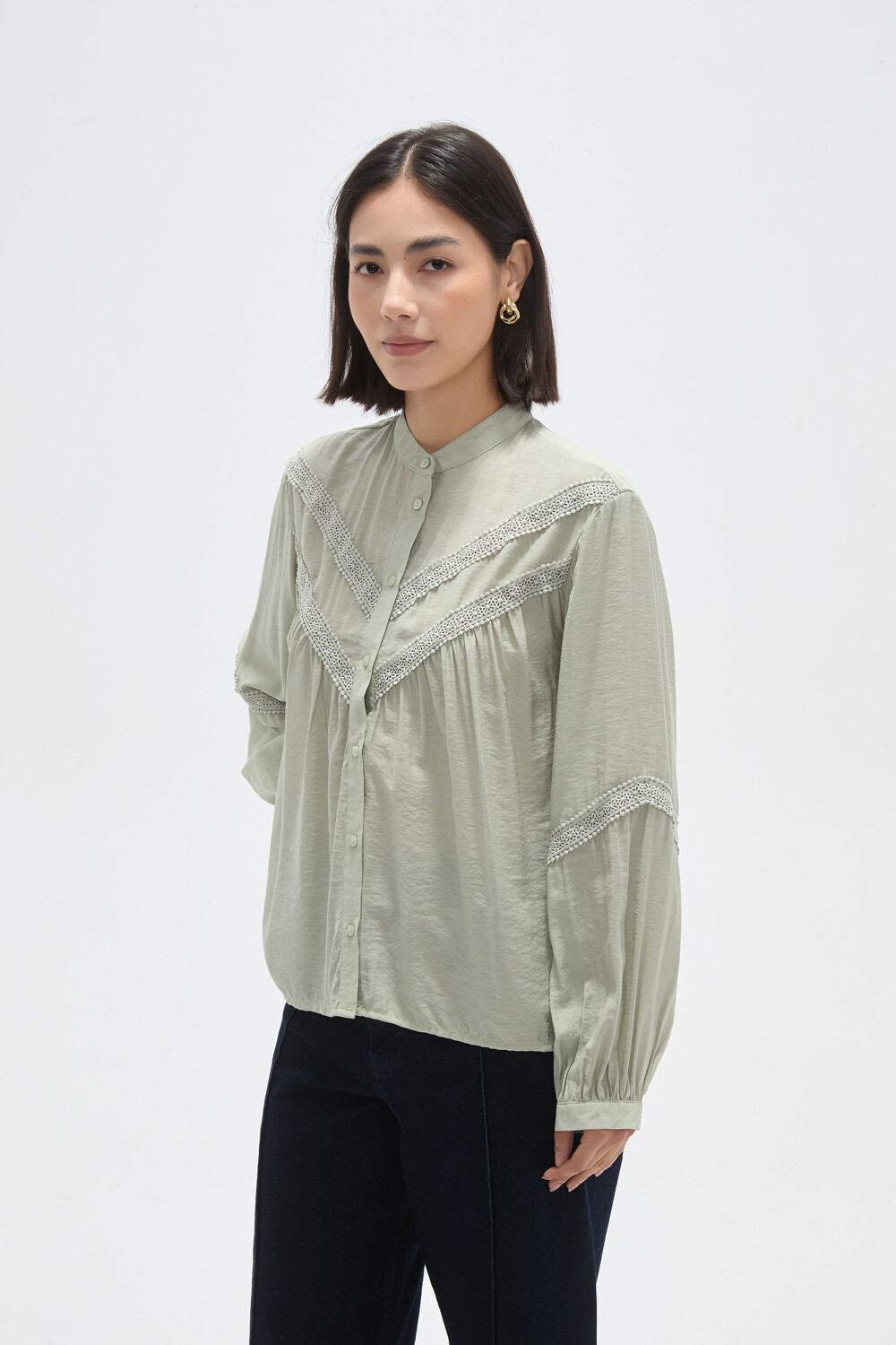 Blusa Maroth Verde Azulado