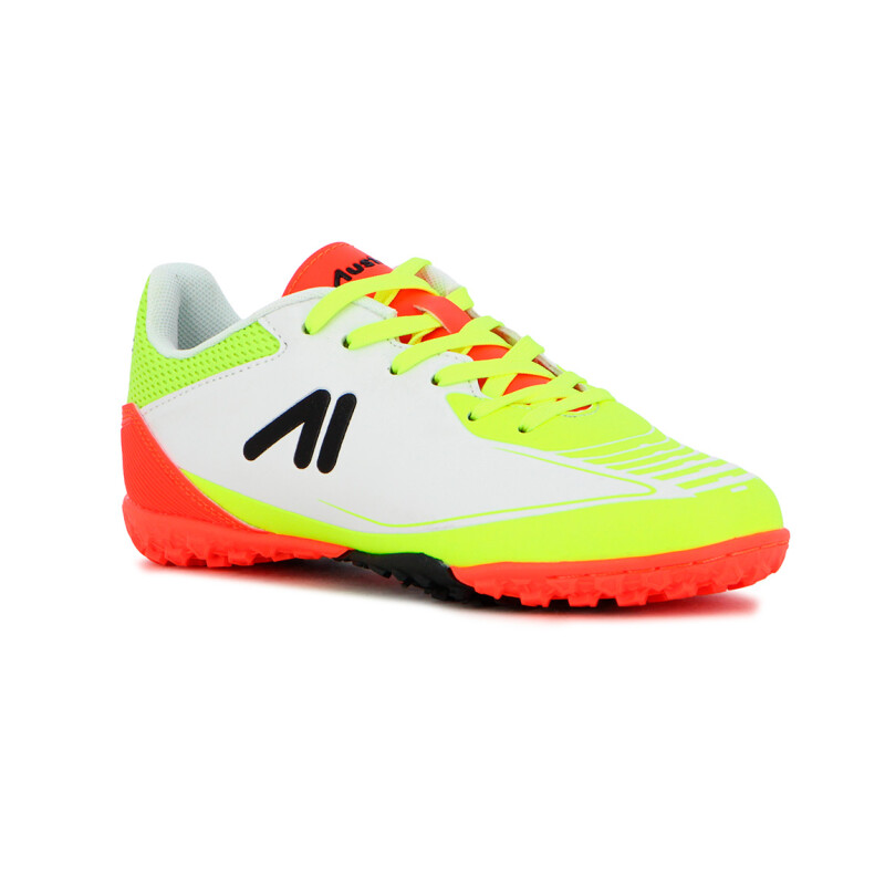 Calzado Austral Soccer - Blast Tf / Teen Blanco-amarillo