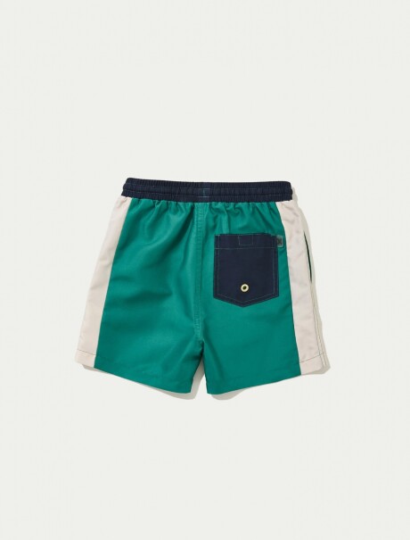 SHORT DE BAÑO INFANTIL VERDE