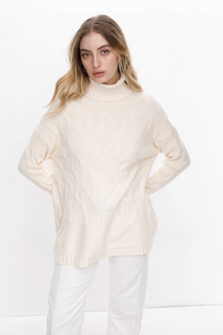 Sweater Poleron Liz Crudo