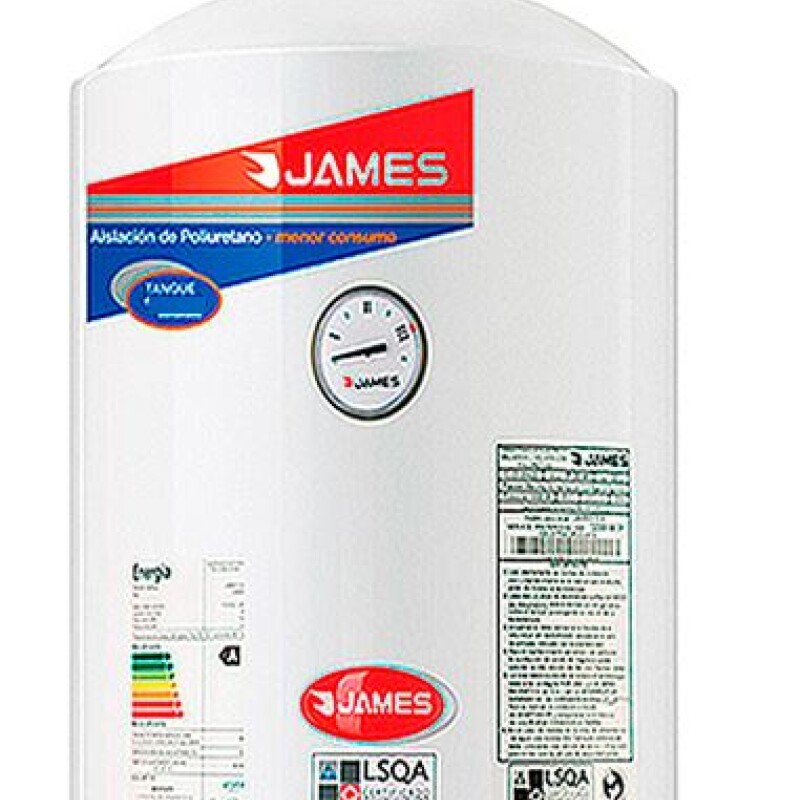 TERMOTANQUE JAMES 60 L COBRE cilíndrico N/A