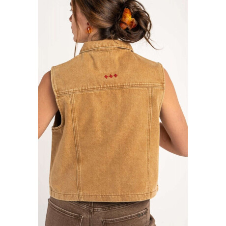 Chaleco Lavado Camel